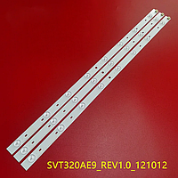 LED подсветка Toshiba 32" 8-led 627mm SVT320AE9_REV1.0_121012 32P1400 32L2333DG 32P2306EV 32P1300 SVT320A 1шт.