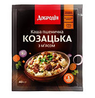 Каша пшеничная с мясом казацкая Добродія 40 г