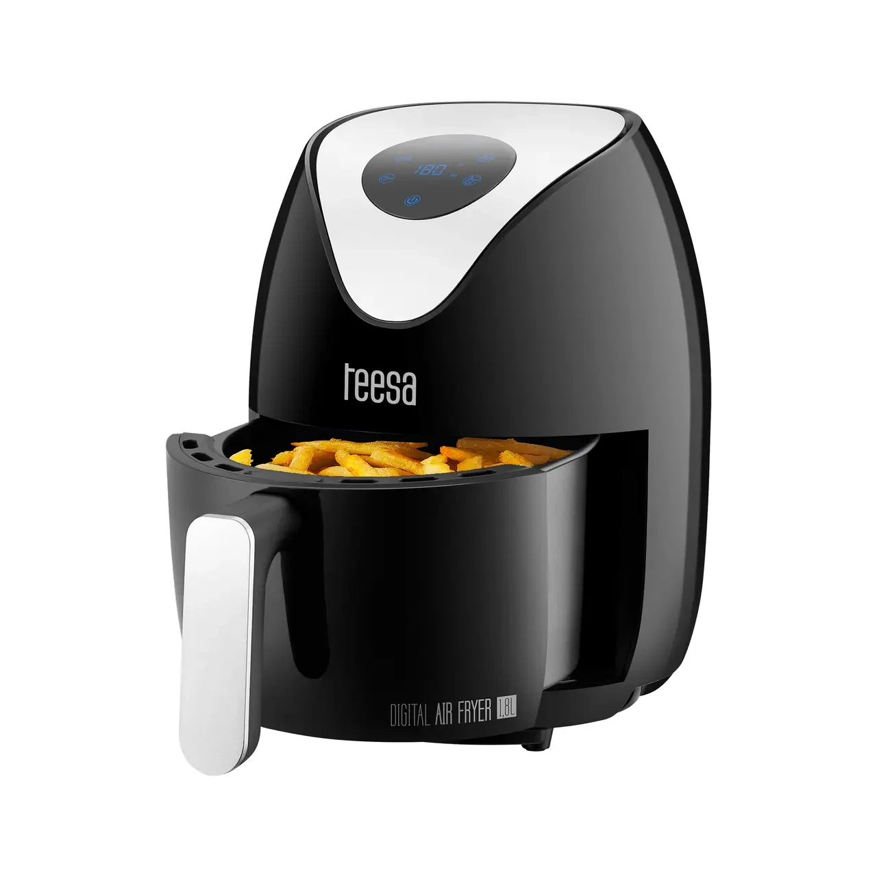 Електрична аеро-фритюрниця TEESA DIGITAL AIR FRYER 1,8L з цифровим керуванням та антипригарним покриттям - фото 4 - id-p2021464354