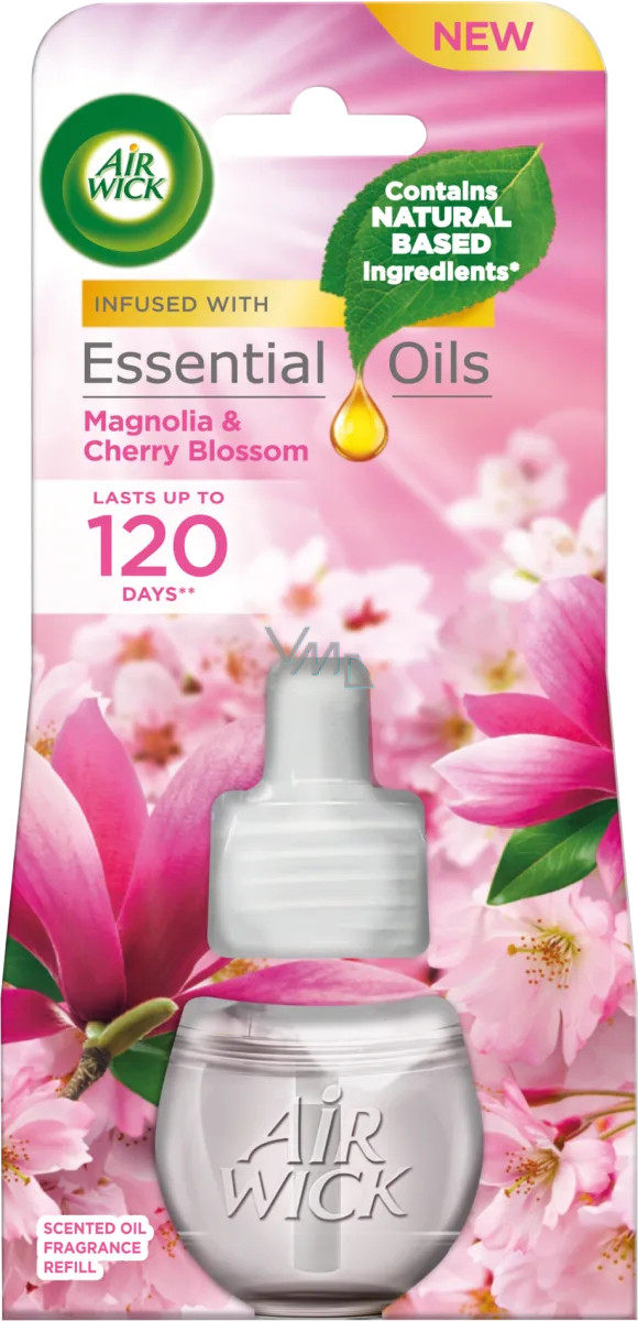 Запаска для освіжувача повітря Air Wick Magnolia & Cherry Blossom (магнолія та вишневий цвіт) 19 мл