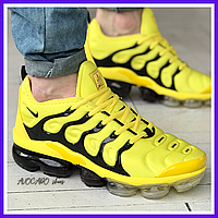 Кроссовки мужские Nike VaporMax plus yellow / Найк Вапормакс плюс желтые