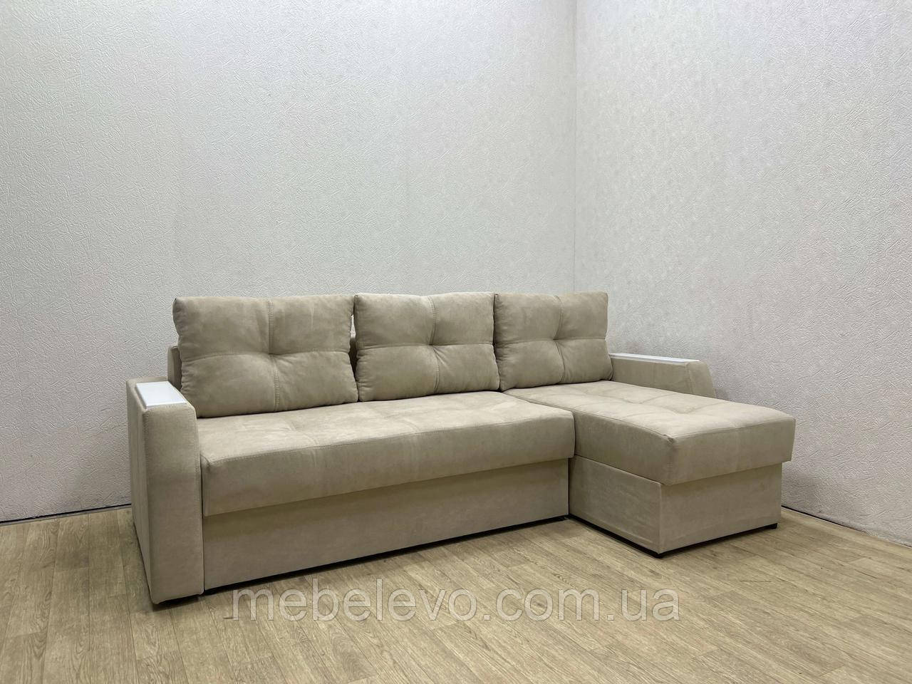 Кутовий диван Браво 2280х1370мм (Вірконі) сп.м.135х200