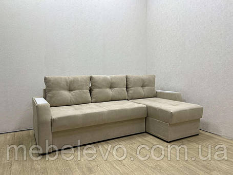 Кутовий диван Браво 2280х1370мм (Вірконі) сп.м.135х200, фото 1