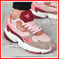 Кроссовки женские Adidas Falcon pink / Адидас Фалкон розовые