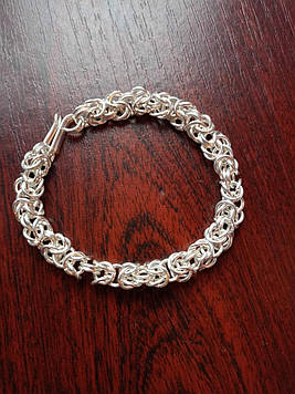 Срібний браслет Лисячий хвіст Императорка Византийка Королівський