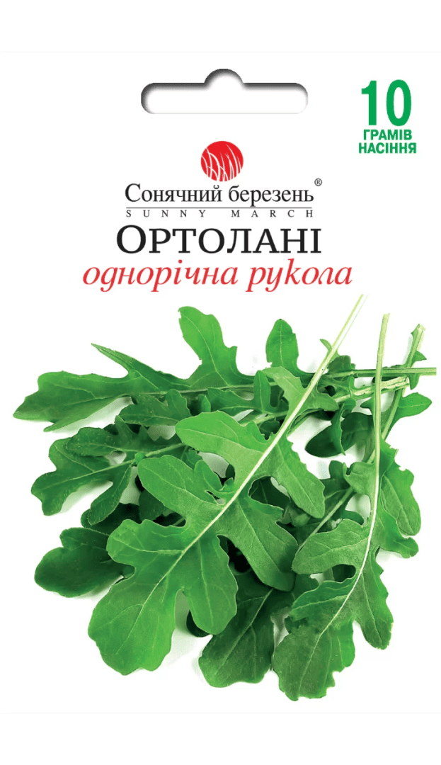 Насіння Рукола Ортолані 10 г., СМ