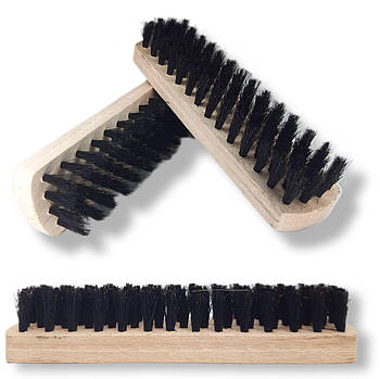 Щітка для взуття натуральна щетина 16*4 см