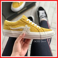 Кеди жіночі Converse all stars yellow / Конверс алл старс жовті