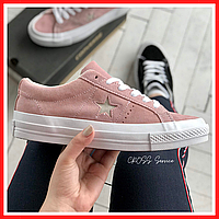 Кеди жіночі Converse all stars pink / Конверс алл старс рожеві