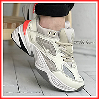 Кроссовки женские Nike M2K Tekno Phantom / Найк м2к Текно белые светлые