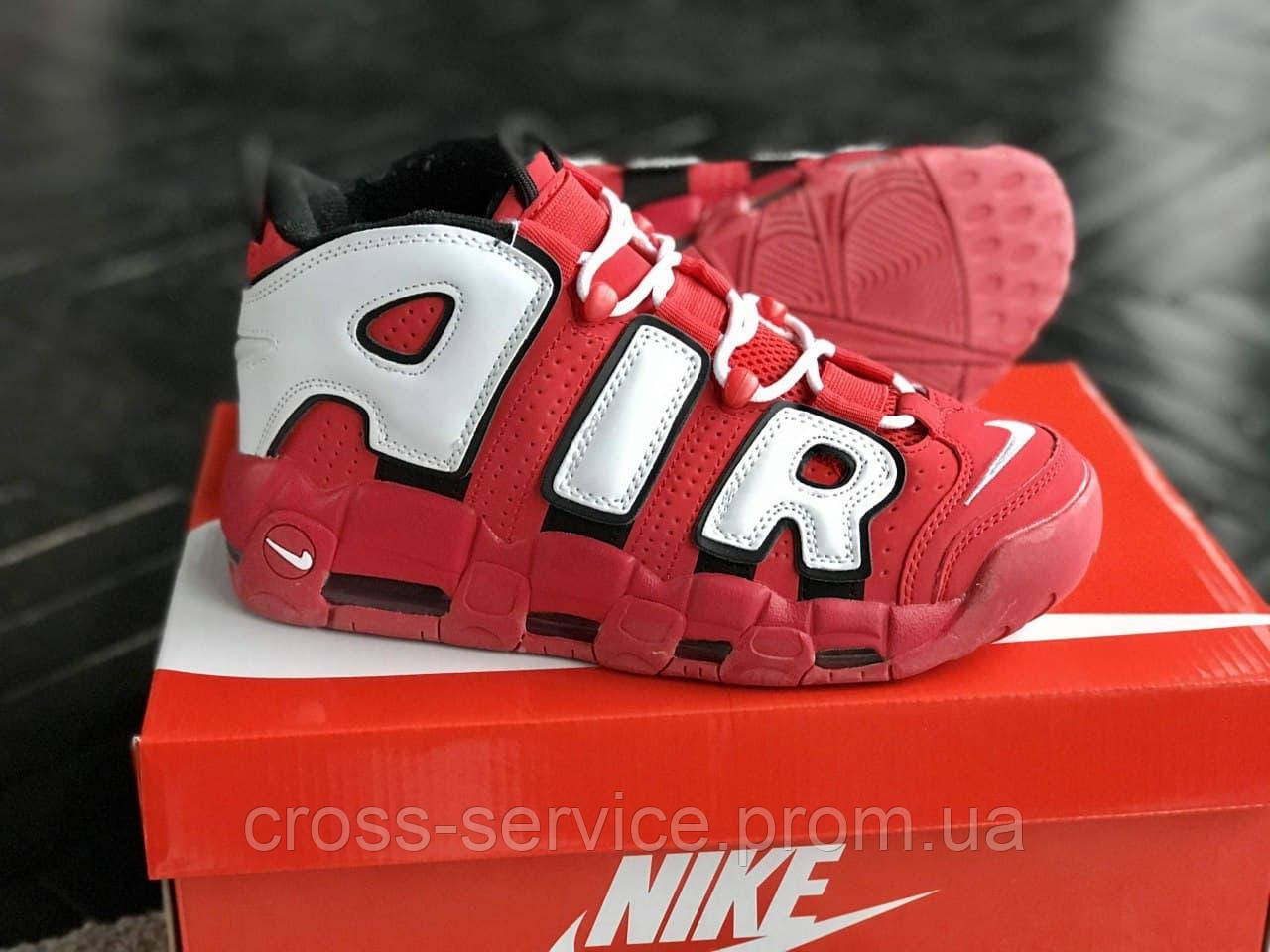Nike air more cheap uptempo red white