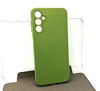 Чехол на Samsung A14, A145  накладка бампер Soft Case Full силиконовый зеленый