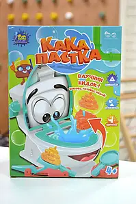 Дитяча розважальна настільна гра "Какапастка" (унітаз, 12 пу, 2 какапульти) | "4FUN Game Club" (74187)
