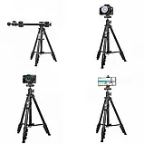 Штатив горизонтальний Yunteng 6109 алюмінієвий 178 см з пультом для телефону, фото 7