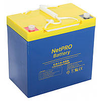 Акумулятор AGM NetPRO CS12-55D, 55 Ач 12В