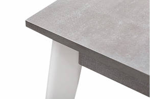 Стіл обідній розкладний для маленької кухні Портленд Мікс меблі, колір сірий + білий, фото 4