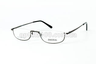 Вузька оправа для окулярів для зору половинки напівобідкова на жилці з дужками на флексах