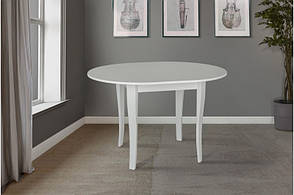 Обідній стіл для маленької кухні круглий Омега Модуль Люкс, білий, фото 2