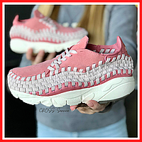 Кроссовки женские Nike Footscape Woven pink / Найк Футскейп Вовен розовые малиновые 38