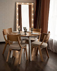 Обідній комплект: стіл Марс і 4 стільці Діран