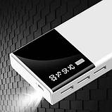 Повербанк LED Lighting Power Bank X9 20000 mAh Зовнішній акумулятор Портативна зарядка, фото 7