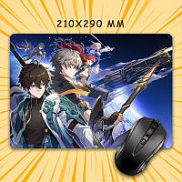 Килимок для мишки Honkai Star Rail 210 х 290 мм 008