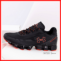 Кроссовки мужские Under Armour Scorpio black red / Андер Армор Скорпио черные с красным