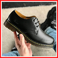 Туфли мужские и женские Dr. Martens low black / ботинки др. Мартенс низкие черные 41