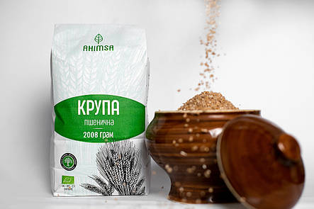 Крупа пшенична органічна 20 кг ТМ Ahimsa, фото 2