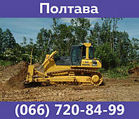 Аренда бульдозера KOMATSU D65EX в Полтаве