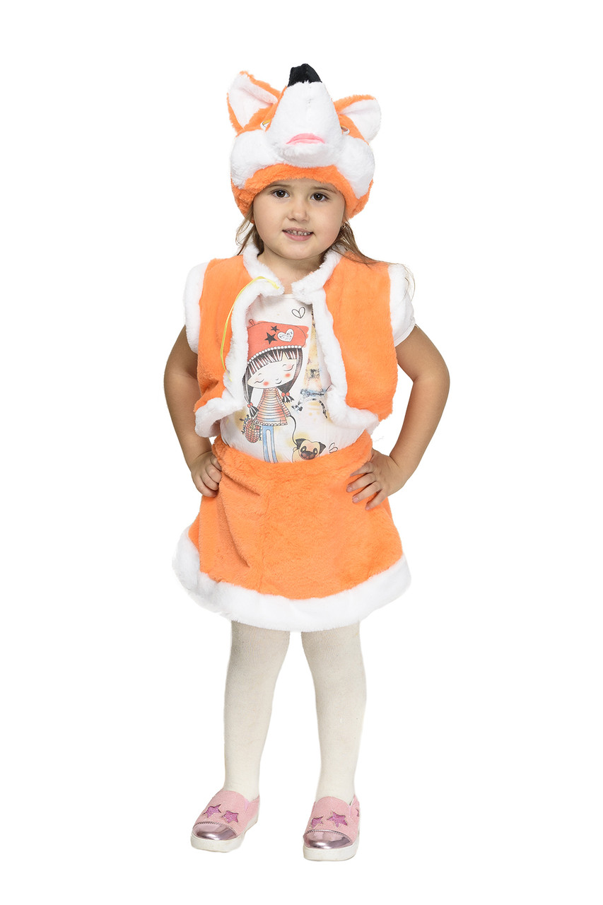 Карнавальний костюм Лисички помаранчевий