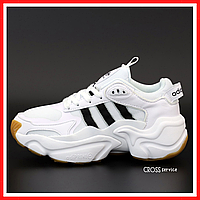 Кроссовки женские Adidas Naked Magmur Runner white / Адидас нейкед Магмур белые