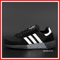 Кроссовки мужские Adidas Marathon Tech black / Адидас Марафон теч черные