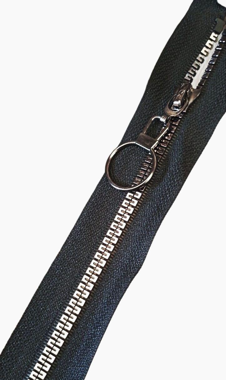 Застежка Блискавка Трактор 60см (Тип 5) імітація металу (нікель)