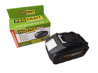 Аккумуляторная батарея для ProCraft PKA 40/2, модель 20v/8Ah на аккумуляторную пилу прокрафт пка сорок на два