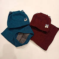 Шапка "Кішка" + хомут, на флісі 1120