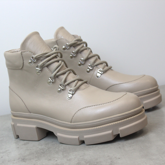 Кавові напівчеревики шкіряні на байці демісезонне жіноче взуття великих розмірів 40 44 Gerda Latte BS 2021497112 Кавові напівчеревики шкіряні на байці демісезонне жіноче взуття великих розмірів 40 44 Gerda Latte BS 2021497112