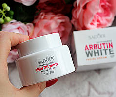 Відбілюючий крем для обличчя з нікотинамідом Sadoer Nicotinamide Arbutin White Facial Cream