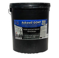 Бітумно-каучукова мастика на розчиннику,клей для бітум.черепиці ASKOWIL GONT / Асковіл Гонт 20 кг