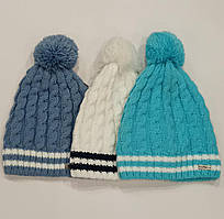 Шапка "Косичка" з бубоном 2498, 2124