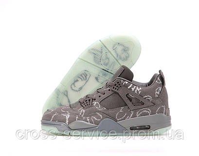Gray jordan 4s deals