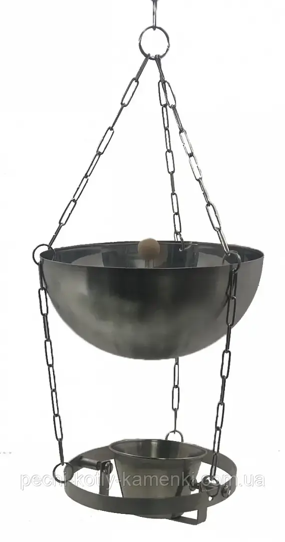 Аромачаша переливна Greus 1750 мл нержавійка для лазні та сауни