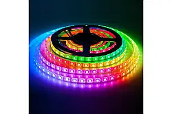 Світлодіодна стрічка LED RGB 2835 з пультом 5 метрів, Кольорова LED-стрічка