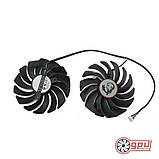 Вентилятор для MSI GeForce GTX 1070/1080 ARMOR • 95 мм • 4-pin • Заміна кулера GPU, фото 3
