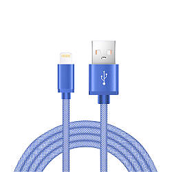 Кабель USB XoKo FISH SC-120i Blue, Lightning, 1 м