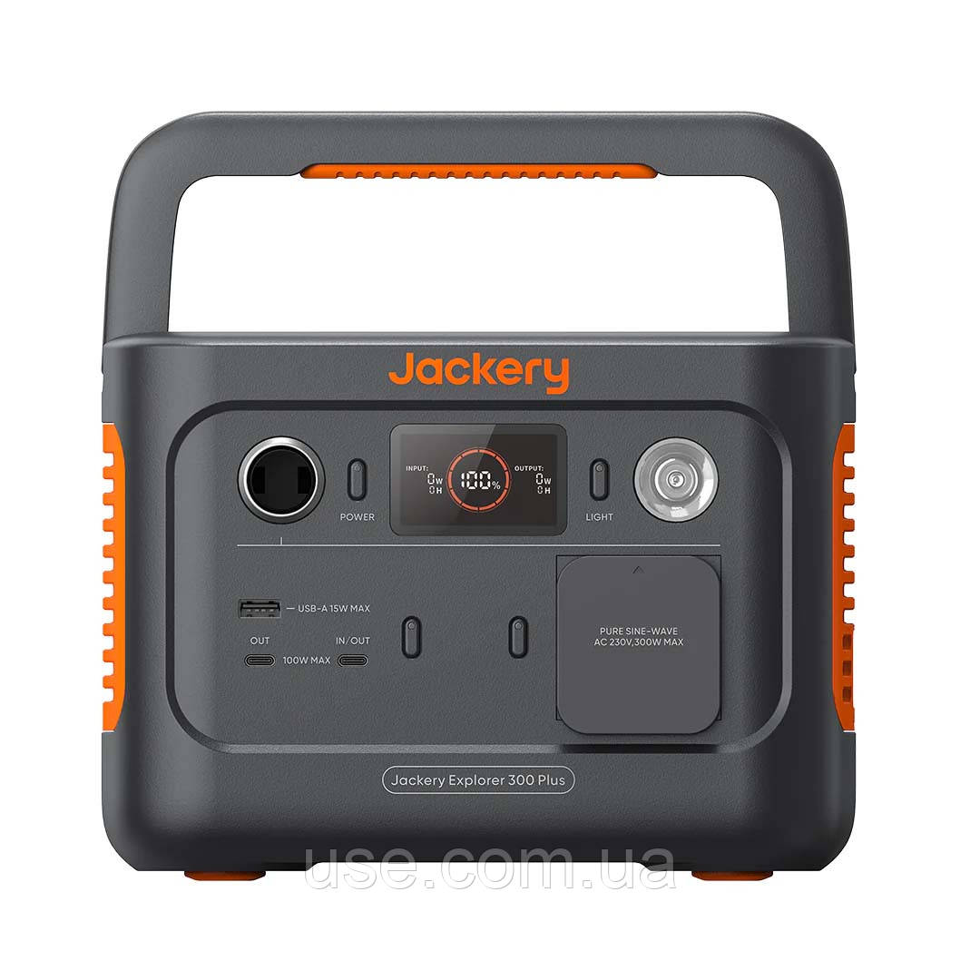 Портативна електростанція Jackery Explorer, 300 Plus (167x156 x230 мм)  чорний