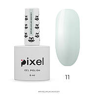 Гель-лак Pixel Milk Choice №011 (молочно-голубой), 8 мл