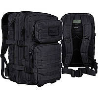 Тень Ночи: Рюкзак большой MIL-TEC US Assault Large 36L в черном цвете