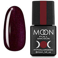 Moon Full Гель-лак для ногтей Color Gel Polish №145 (баклажановый, микроблеск)