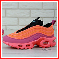 Кросівки жіночі Nike air max TN+ pink / Найк аір макс ТН+ рожеві